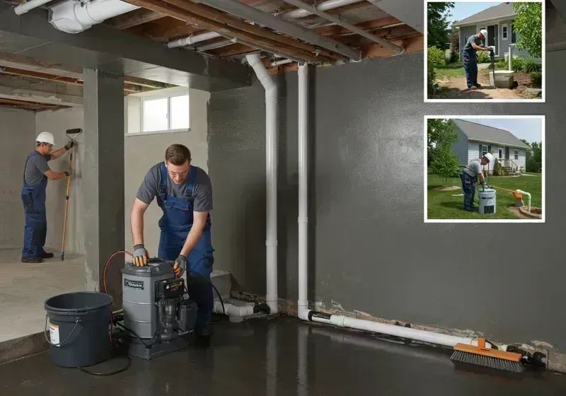 Basement Waterproofing and Flood Prevention process in La Grange, TX